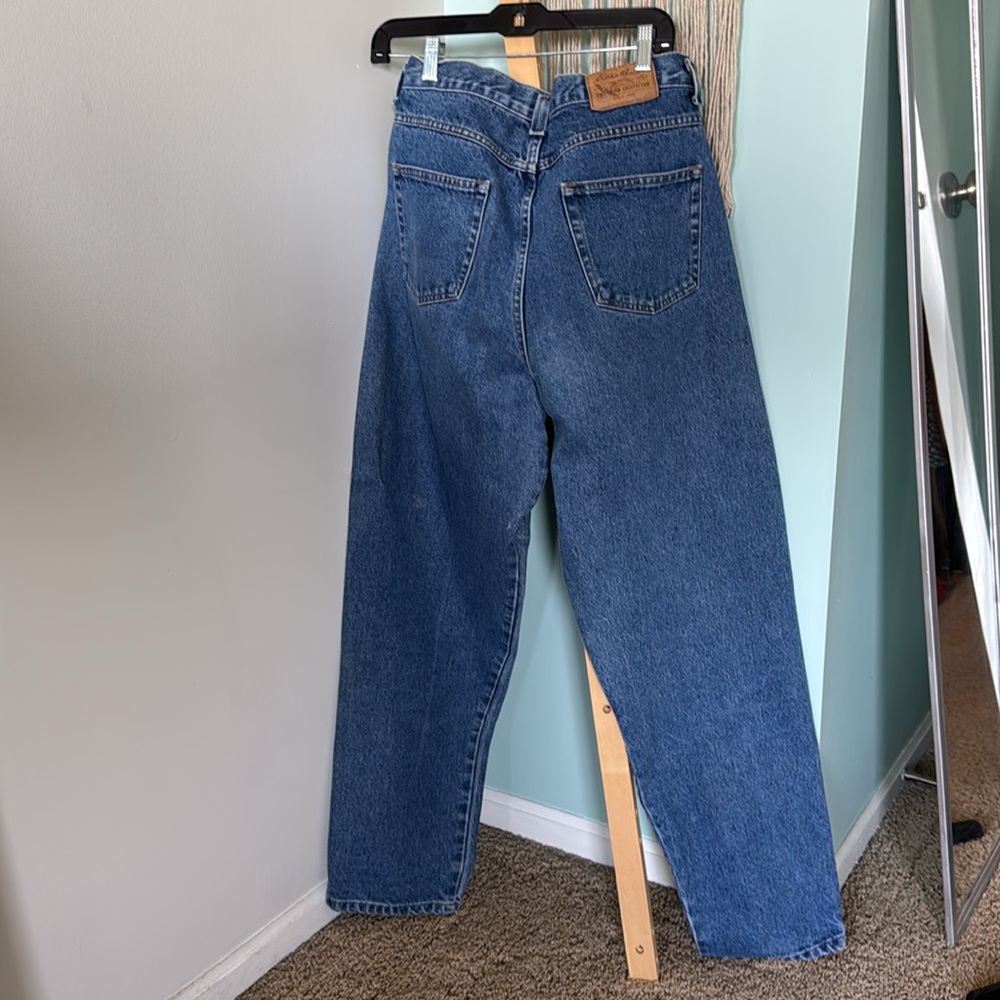 Eddie Bauer Outdoor Outfitter The Original 90s style blue jeans - Picture 4 of 5